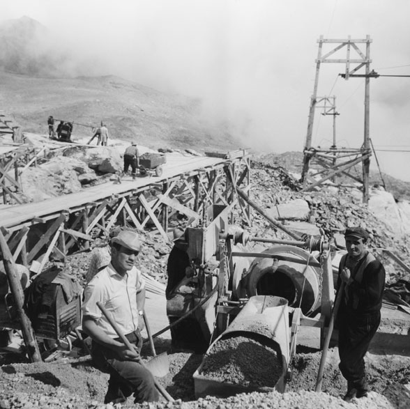 Bauarbeiten Gletscherbahn